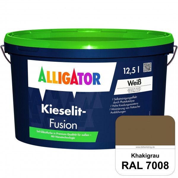 Kieselit Fusion (RAL 7008 Khakigrau)