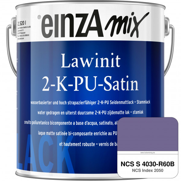 einzA Lawinit 2-K-PU Satin Stammlack (NCS S 4030-R60B)