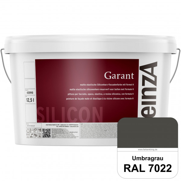 einzA Garant (RAL 7022 Umbragrau) elastische Siliconharz-Fassadenfarbe