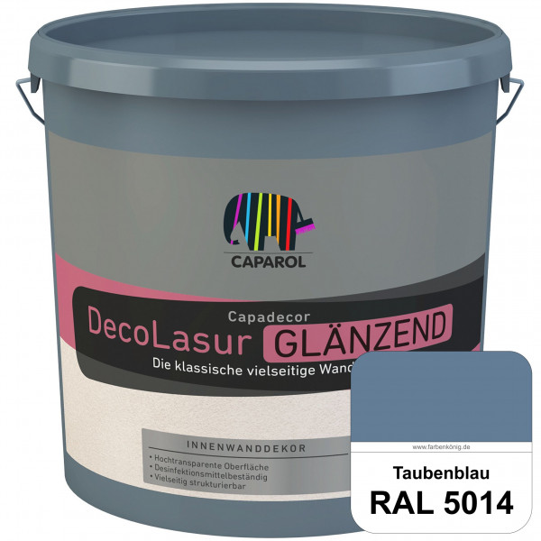 Capadecor DecoLasur Glänzend (RAL 5014 Taubenblau) Glänzende Lasurfarbe auf Dispersionsbasis (innen)