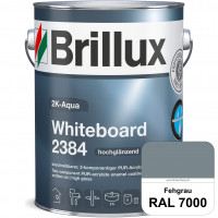 2K-Aqua Whiteboard 2384 (RAL 7000 Fehgrau) Zur Erstellung von Whiteboardflächen für die Beschriftung