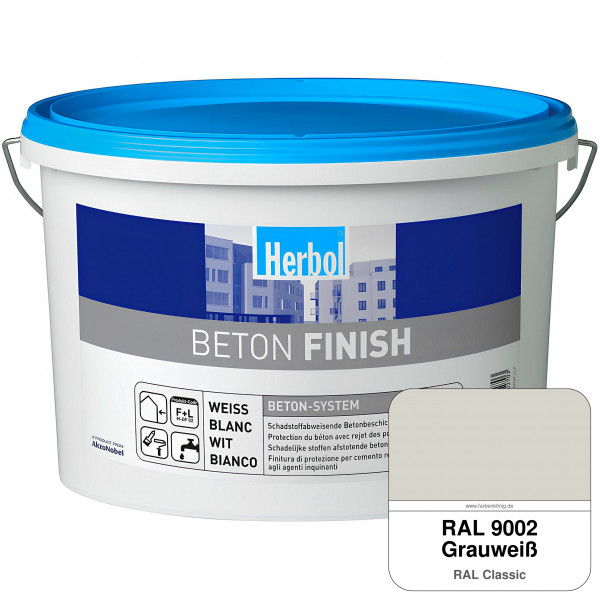Beton Finish (RAL 9002 Grauweiß)