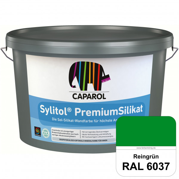 Caparol Sylitol PremiumSilikat (RAL 6037 Reingrün) - ehemals Histolith PremiumSilikat