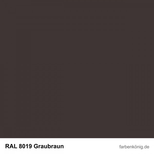 einzA Fensterlack 3 x 1 (RAL 8019 Graubraun) wetterbeständiger & seidenglänzender Fensterlack