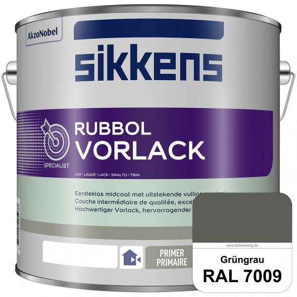 Rubbol Vorlack (RAL 7009 Grüngrau) Aromatenfreier Vorlack der Spitzenklasse (außen & innen)