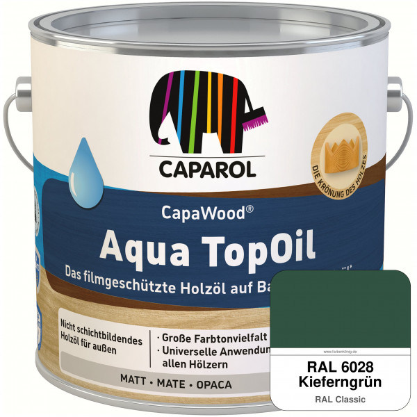 CapaWood® AquaTopOil (RAL 6028 Kieferngrün)