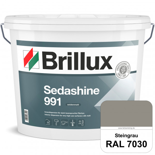Sedashine 991 (RAL 7030 Steingrau) Seidenmatte Innendispersion für hoch strapazierfähige & gut reini