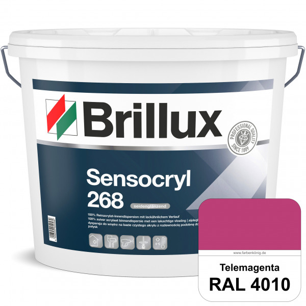 Sensocryl ELF 268 (RAL 4010 Telemagenta) hochwertige seidenglänzende & strapazierfähige Reinacrylat-