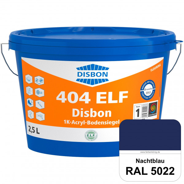 Disbon 404 ELF 1K-Acryl-Bodensiegel (RAL 5022 Nachtblau) 1K PU-verstärkte, emissions- und lösemittel