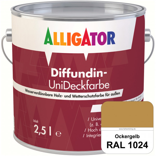 ALLIGATOR Diffundin-UniDeckfarbe (RAL 1024 Ockergelb)