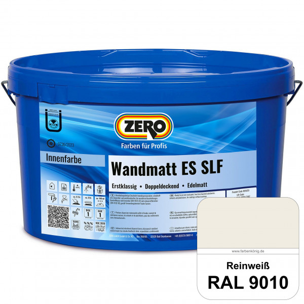 Wandmatt ES SLF (RAL 9010 Reinweiß)