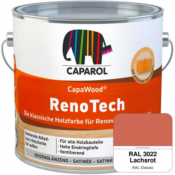 CapaWood® RenoTech (RAL 3022 Lachsrot) - ersetzt Capadur RenoTech