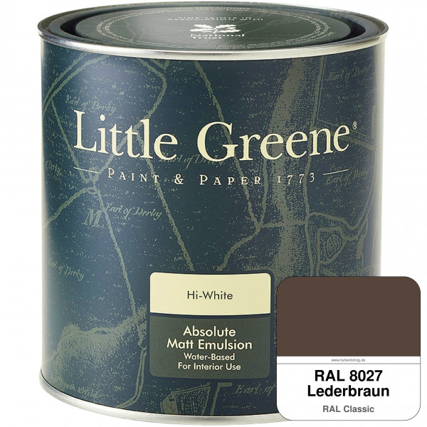 Absolute Matt Emulsion - Sample Pot 250 ml (RAL 8027 Lederbraun)