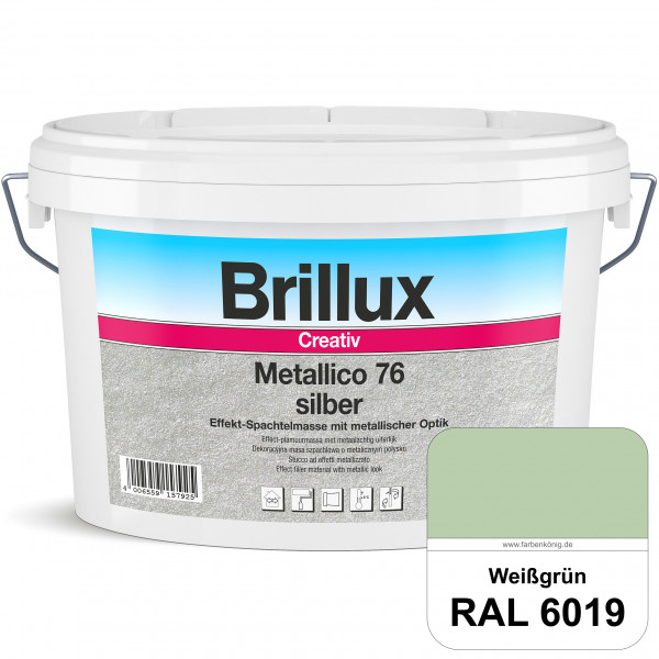 Creativ Metallico 76 (RAL 6019 Weißgrün) Effektspachtelmasse für Oberflächen mit metallischer Optik