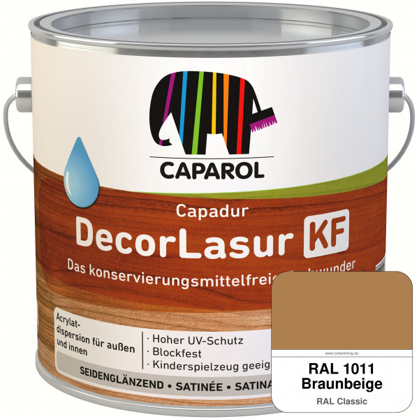 Caparol Capadur DecorLasur KF (RAL 1011 Braunbeige)