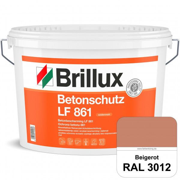 Betonschutz LF 861 (RAL 3012 Beigerot) Wetterbeständige Lasur für mineralischen Untergründen z. B. B