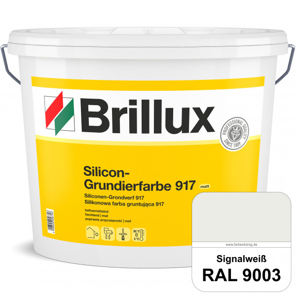 Silicon-Grundierfarbe 917 (RAL 9003 Signalweiß) Spezial-Grundierfarbe im Silicon-System (außen)