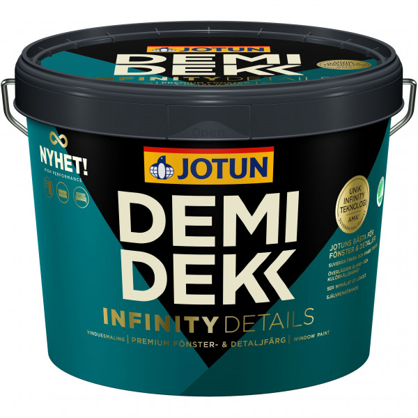 DEMIDEKK Infinity Details - Deckender Holzschutz (B-Ware) - 2,7 Liter (Weiß)