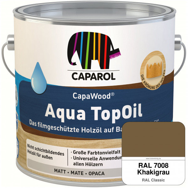 CapaWood® AquaTopOil (RAL 7008 Khakigrau)