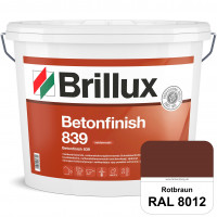 Betonfinish 839 (RAL 8012 Rotbraun) elastische Beschichtung zum Schutz rissgefährdeter Betonbauteile