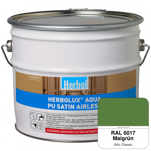 Herbolux Aqua PU Satin Airless (RAL 6017 Maigrün)
