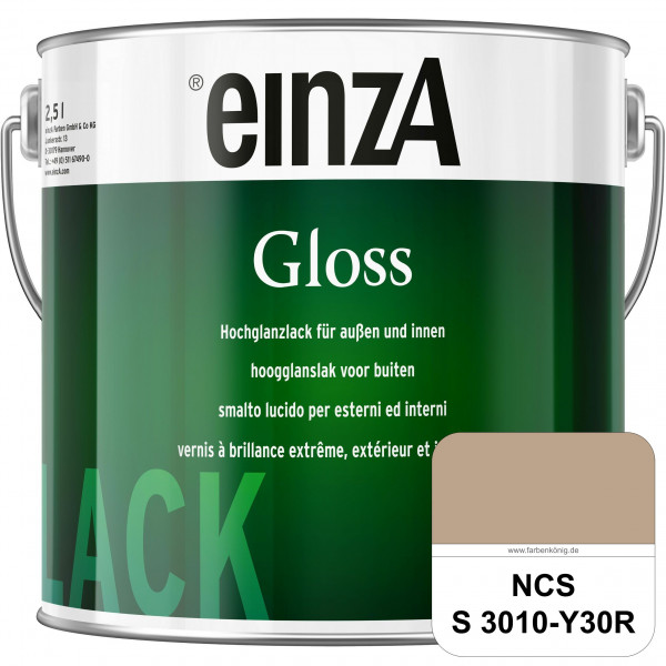 einzA Gloss (NCS S 3010-Y30R) Hochwertiger Alkydharzlack in Premium-Qualität, hochglänzend.