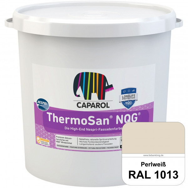ThermoSan® NQG® Nespri (RAL 1013 Perlweiß) Siliconharz-Bindemittelkombination mit integrierter Nano-