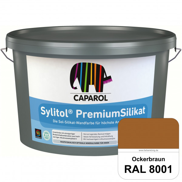 Caparol Sylitol PremiumSilikat (RAL 8001 Ockerbraun) - ehemals Histolith PremiumSilikat