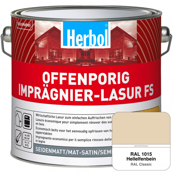 Offenporig Imprägnier-Lasur FS (RAL 1015 Hellelfenbein)