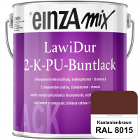 einzA LawiDur 2-K-PU-Buntlack - Seidenglanz (RAL 8015 Kastanienbraun)