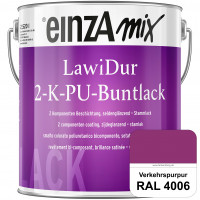 einzA LawiDur 2-K-PU-Buntlack - Seidenglanz (RAL 4006 Verkehrspurpur)