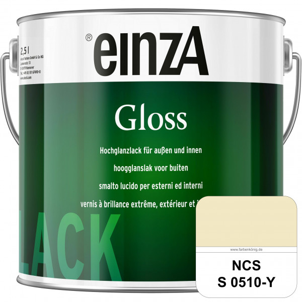 einzA Gloss (NCS S 0510-Y) Hochwertiger Alkydharzlack in Premium-Qualität, hochglänzend.