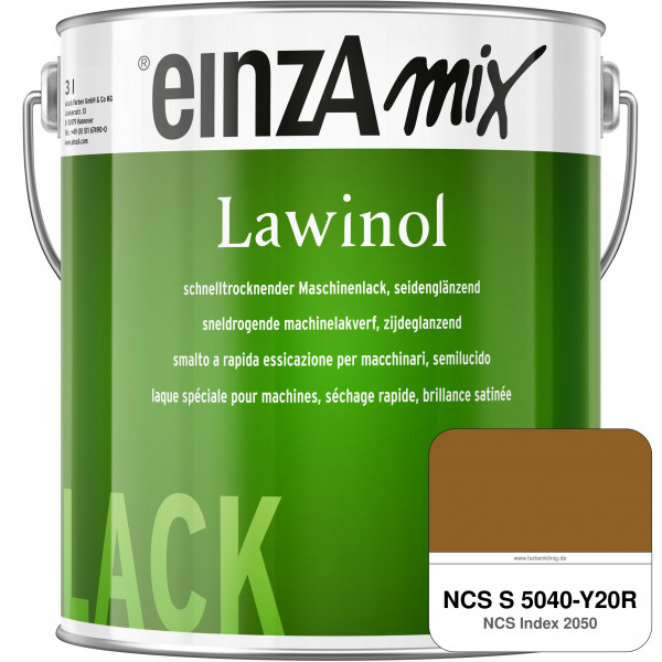 einzA Lawinol seidenglänzend (NCS S 5040-Y20R)