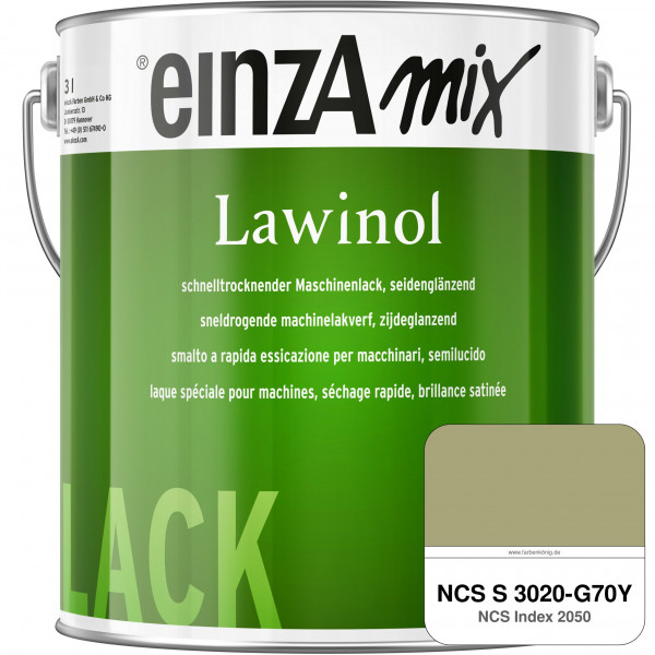 einzA Lawinol seidenglänzend (NCS S 3020-G70Y)