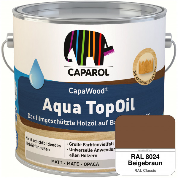 CapaWood® AquaTopOil (RAL 8024 Beigebraun)
