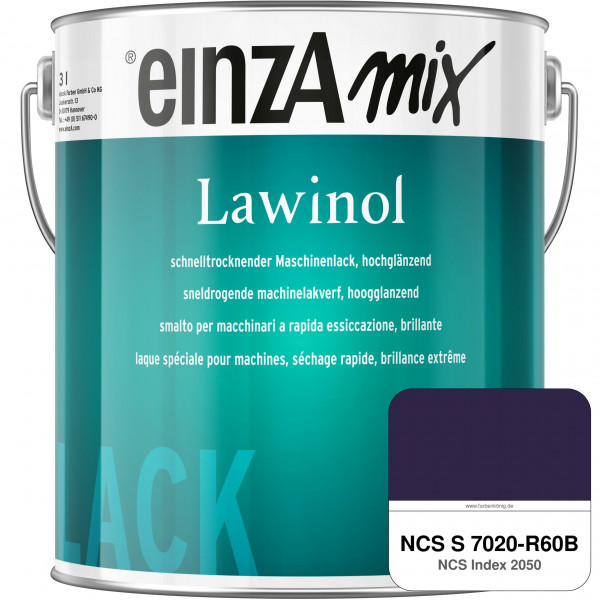 einzA Lawinol hochglänzend (NCS S 7020-R60B)