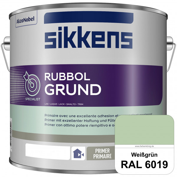 Rubbol Grund (RAL 6019 Weißgrün) Seidenmatte Grund- und Zwischenbeschichtung auf Kunstharzbasis (inn