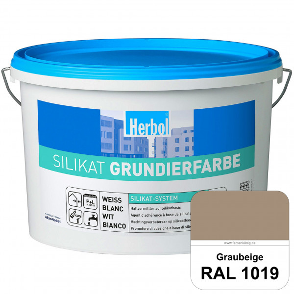 Silikat Grundierfarbe (RAL 1019 Graubeige) Der silikatische Haftvermittler für organische Untergründ