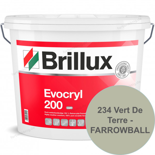 Evocryl 200 (B-Ware) - 1 Liter (234 Vert De Terre - FARROWBALL / Colors)