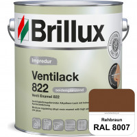 Impredur Ventilack 822 (RAL 8007 Rehbraun) Seidenglanzlack (lösemittelhaltig) Fenster & Türen innen 