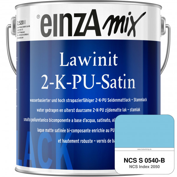 einzA Lawinit 2-K-PU Satin Stammlack (NCS S 0540-B)