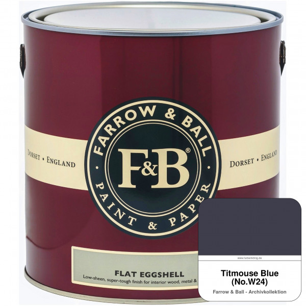 Flat Eggshell (Titmouse Blue No. W24)