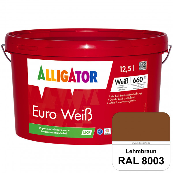 Euro Weiß LKF (RAL 8003 Lehmbraun)