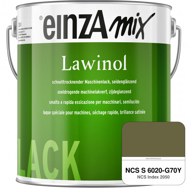 einzA Lawinol seidenglänzend (NCS S 6020-G70Y)