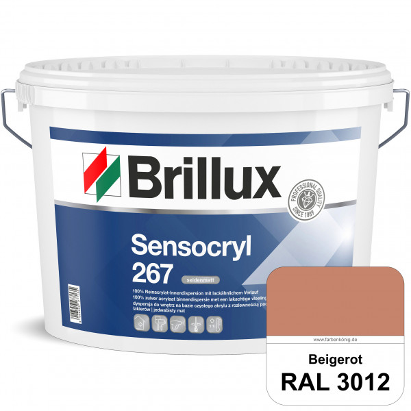 Sensocryl ELF 267 (RAL 3012 Beigerot) seidenmatt hochwertige Reinacrylat-Innendispersion für Artzpra