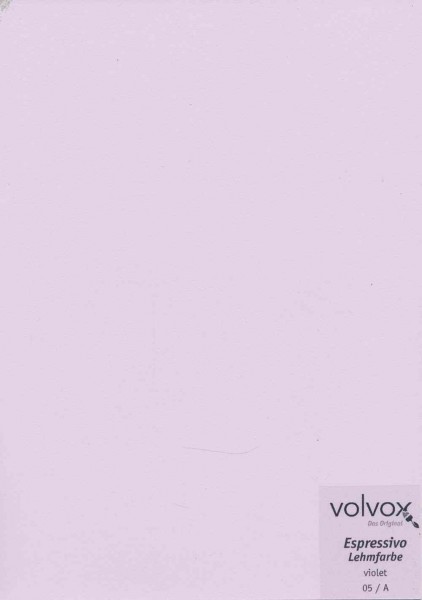 Volvox Espressivo Lehmfarbe - violet