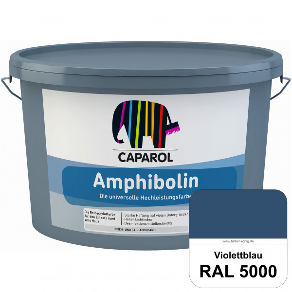 Amphibolin (RAL 5000 Violettblau) Universalfarbe auf Reinacrylbasis innen & außen