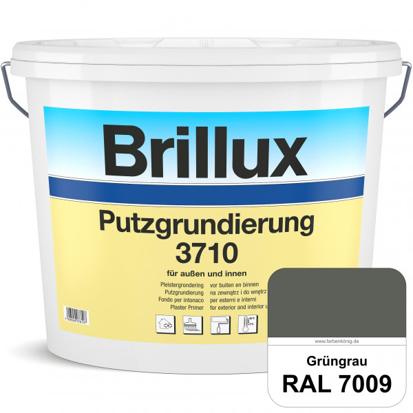 Putzgrundierung 3710 (RAL 7009 Grüngrau) Wetterbeständige & quarzhaltige Grundierfarbe auf Dispersio