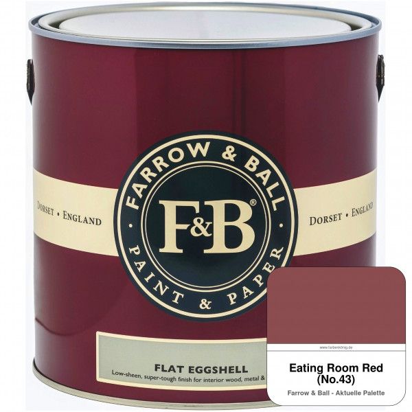 Flat Eggshell (Eating Room Red No. 43)
