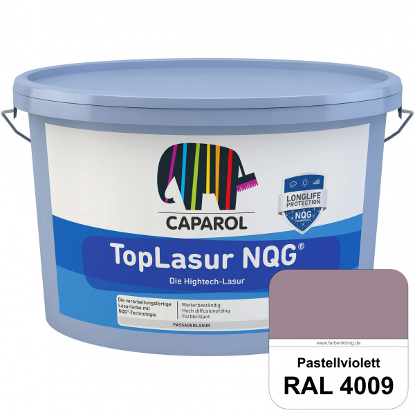 TopLasur NQG® (RAL 4009 Pastellviolett) Verarbeitungsfertige Lasur auf Basis der Nano-Quarz-Gitter T